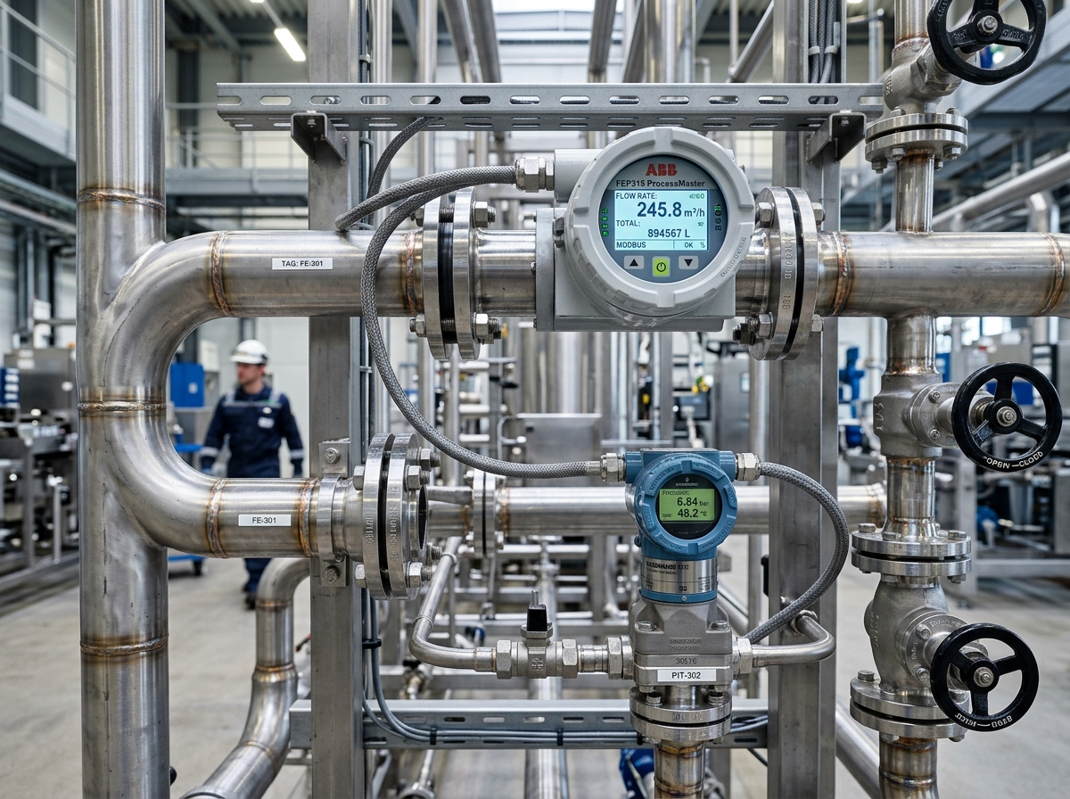 Industrial Process Instrumentation and Flowmeters